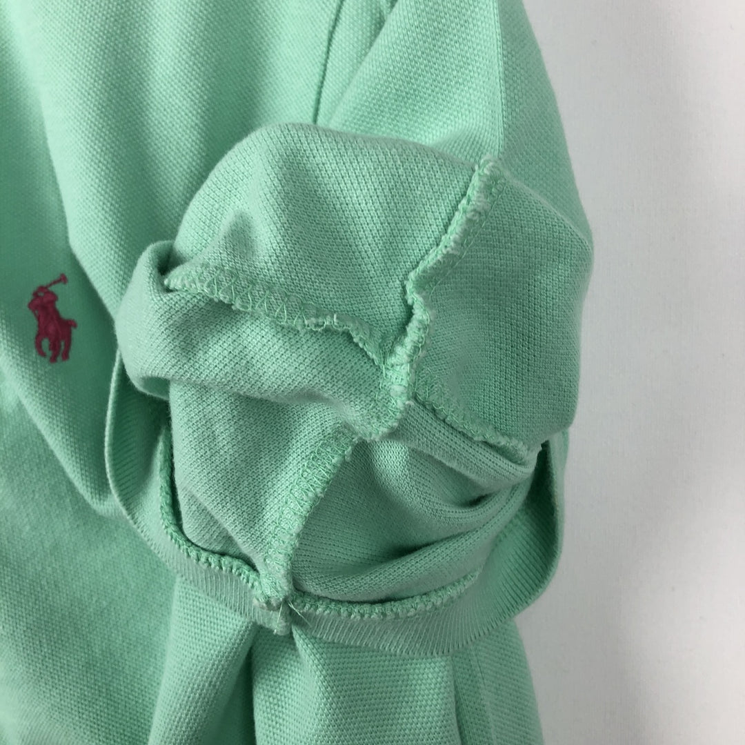 Ralph Lauren POLO RALPH LAUREN CUSTOM FIT short sleeve polo shirt men's XL equivalent cotton Mint green Vintage Second Hand