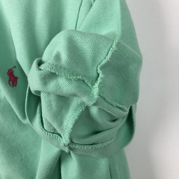 Ralph Lauren POLO RALPH LAUREN CUSTOM FIT short sleeve polo shirt men's XL equivalent cotton Mint green Vintage Second Hand