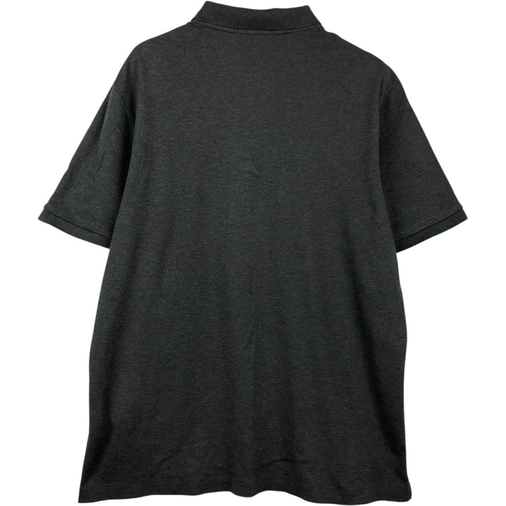Ralph Lauren POLO RALPH LAUREN CLASSIC FIT short sleeve polo shirt for men size L cotton Charcoal Vintage Second Hand
