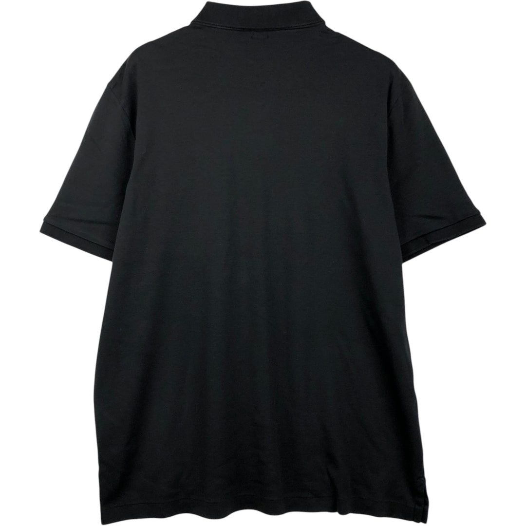 Ralph Lauren POLO RALPH LAUREN CLASSIC FIT short sleeve polo shirt for men size L cotton black type Vintage Second Hand