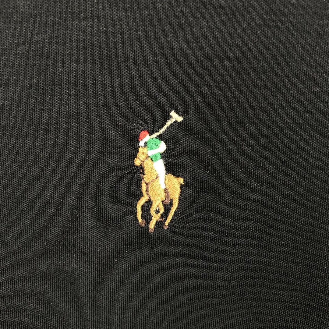 Ralph Lauren POLO RALPH LAUREN CLASSIC FIT short sleeve polo shirt for men size L cotton black type Vintage Second Hand