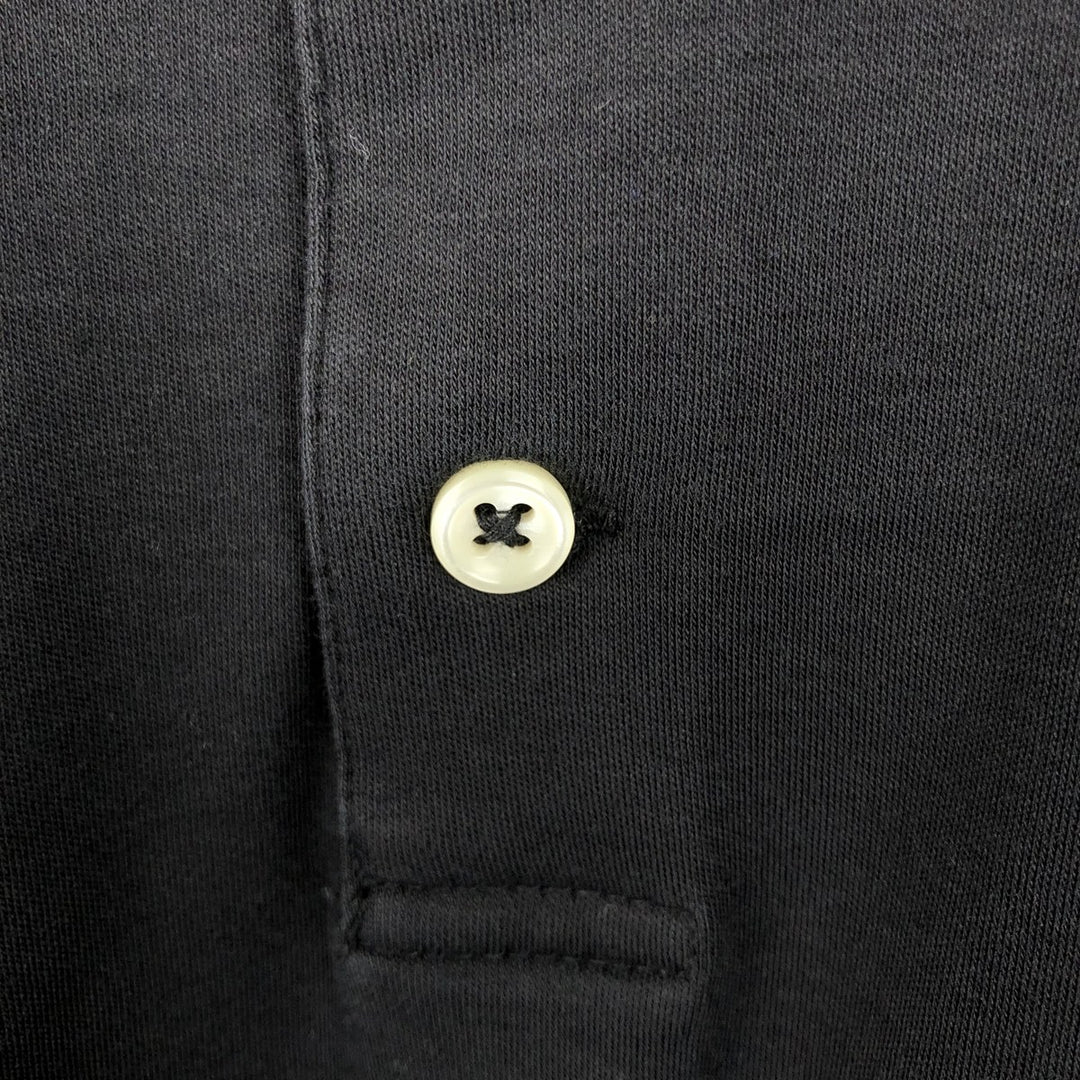 Ralph Lauren POLO RALPH LAUREN CLASSIC FIT short sleeve polo shirt for men size L cotton black type Vintage Second Hand