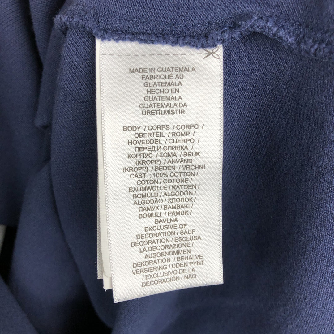 Ralph Lauren POLO RALPH LAUREN CLASSIC FIT short sleeve polo shirt, men's size M cotton navy blue type Vintage Second Hand
