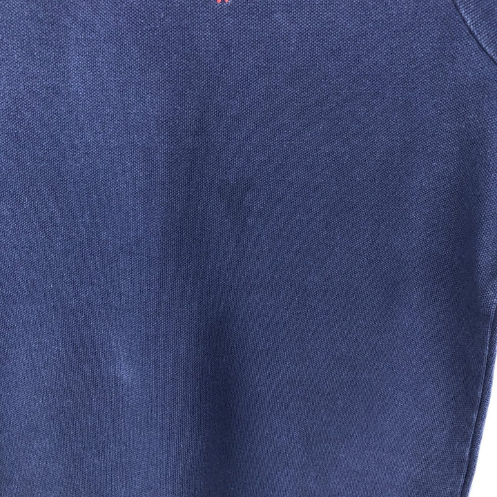 Ralph Lauren POLO RALPH LAUREN CLASSIC FIT short sleeve polo shirt, men's size M cotton navy blue type Vintage Second Hand
