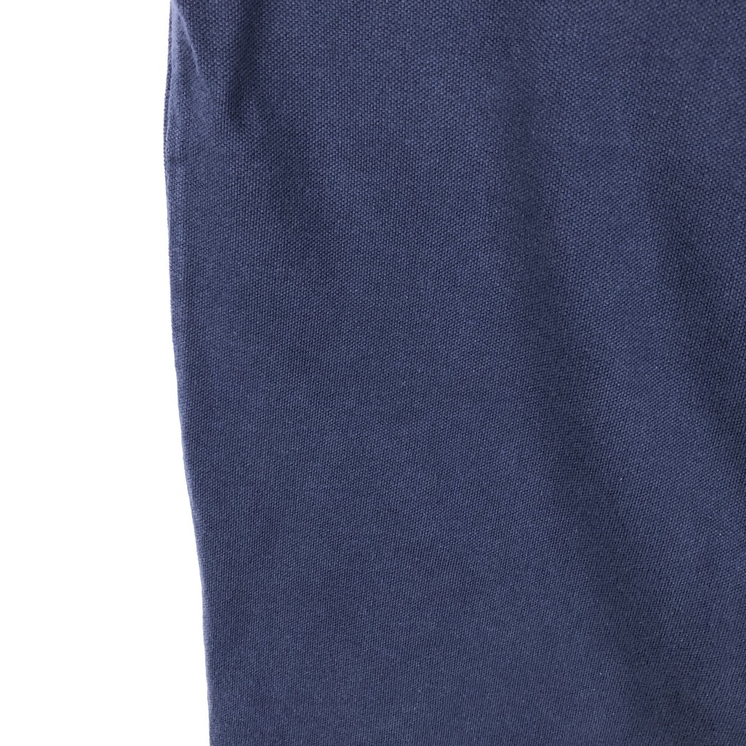 Ralph Lauren POLO RALPH LAUREN CLASSIC FIT short sleeve polo shirt, men's size M cotton navy blue type Vintage Second Hand