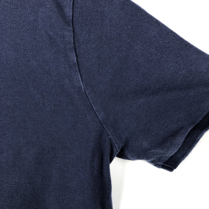 Ralph Lauren POLO RALPH LAUREN CLASSIC FIT short sleeve polo shirt, men's size M cotton navy blue type Vintage Second Hand