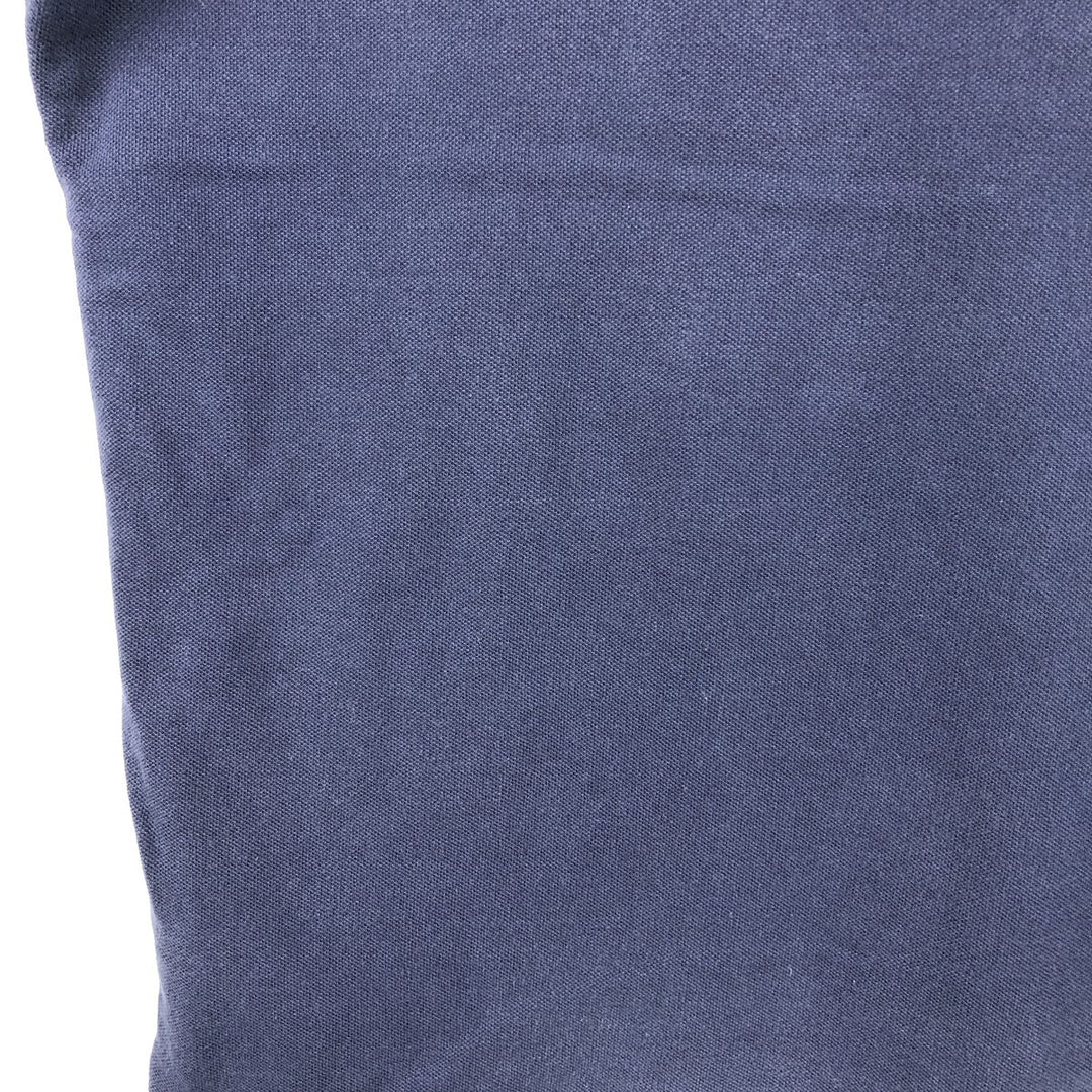 Ralph Lauren POLO RALPH LAUREN CLASSIC FIT short sleeve polo shirt, men's size M cotton navy blue type Vintage Second Hand