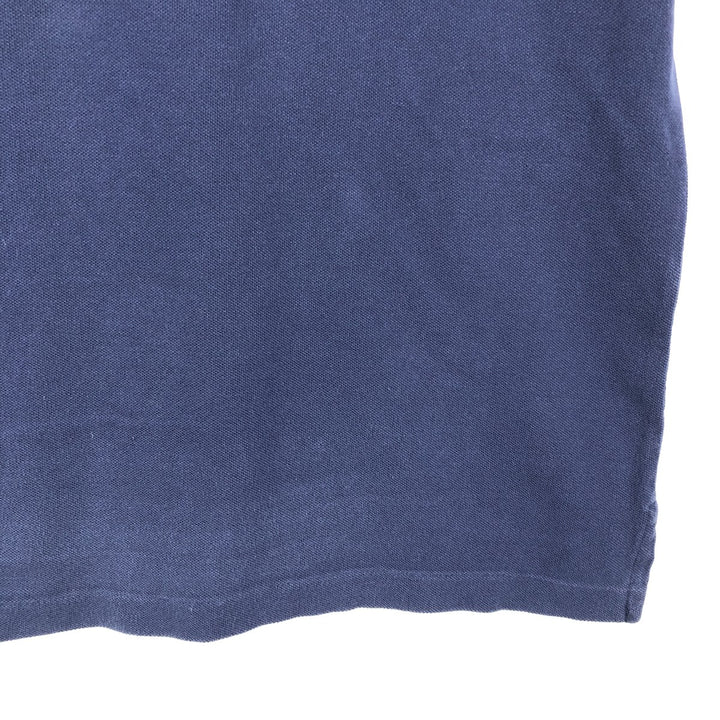 Ralph Lauren POLO RALPH LAUREN CLASSIC FIT short sleeve polo shirt, men's size M cotton navy blue type Vintage Second Hand