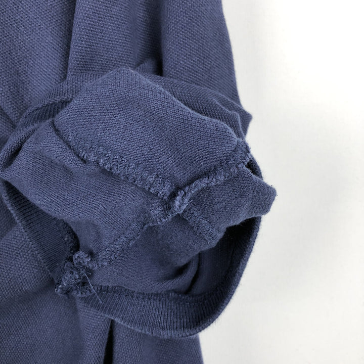 Ralph Lauren POLO RALPH LAUREN CLASSIC FIT short sleeve polo shirt, men's size M cotton navy blue type Vintage Second Hand