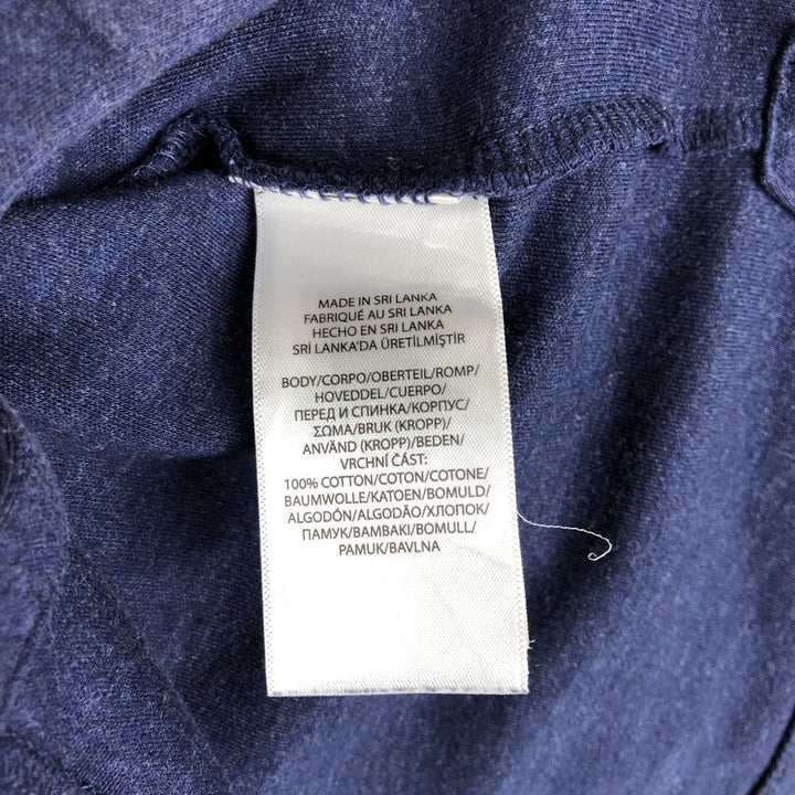 Ralph Lauren POLO RALPH LAUREN CUSTOM SLIM FIT short sleeve polo shirt, men's size L cotton navy blue type Vintage Second Hand