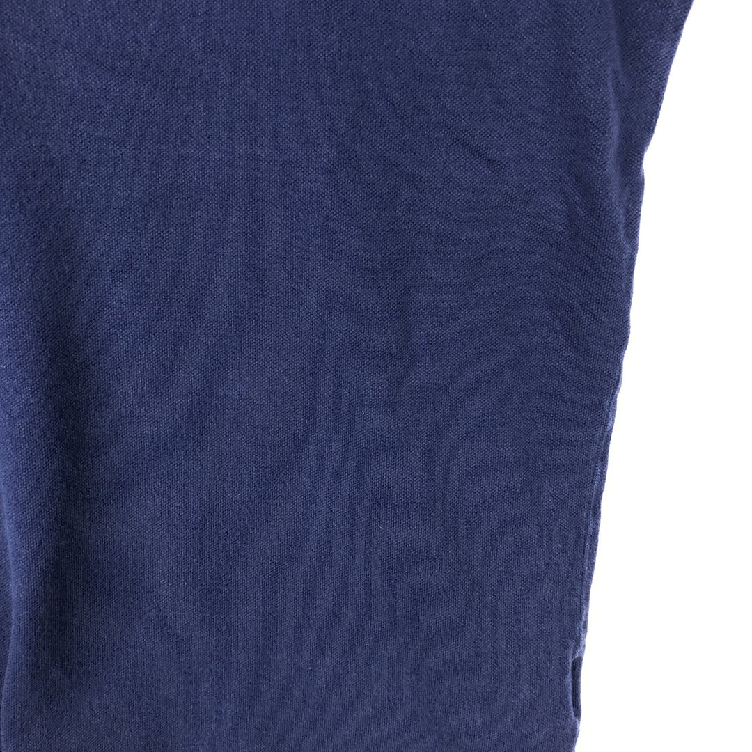 Ralph Lauren POLO RALPH LAUREN CLASSIC FIT short sleeve polo shirt for men size L cotton navy blue type Vintage Second Hand