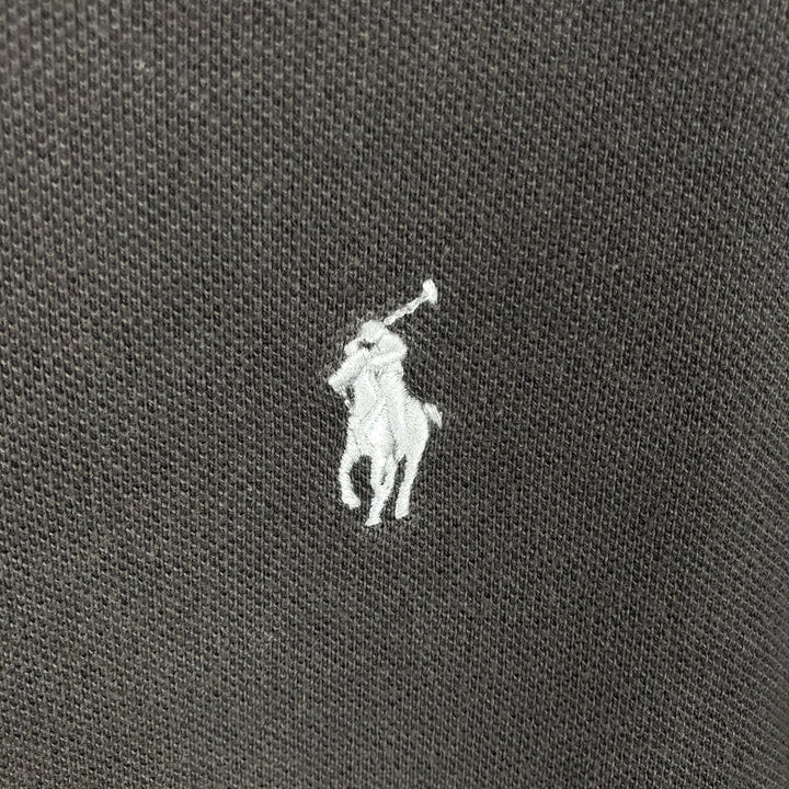 Ralph Lauren POLO RALPH LAUREN CUSTOM SLIM FIT short sleeve polo shirt, men's size L cotton brown type Vintage Second Hand