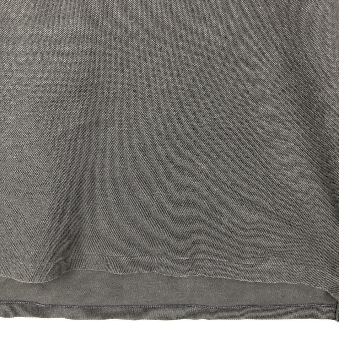 Ralph Lauren POLO RALPH LAUREN CUSTOM SLIM FIT short sleeve polo shirt, men's size L cotton brown type Vintage Second Hand