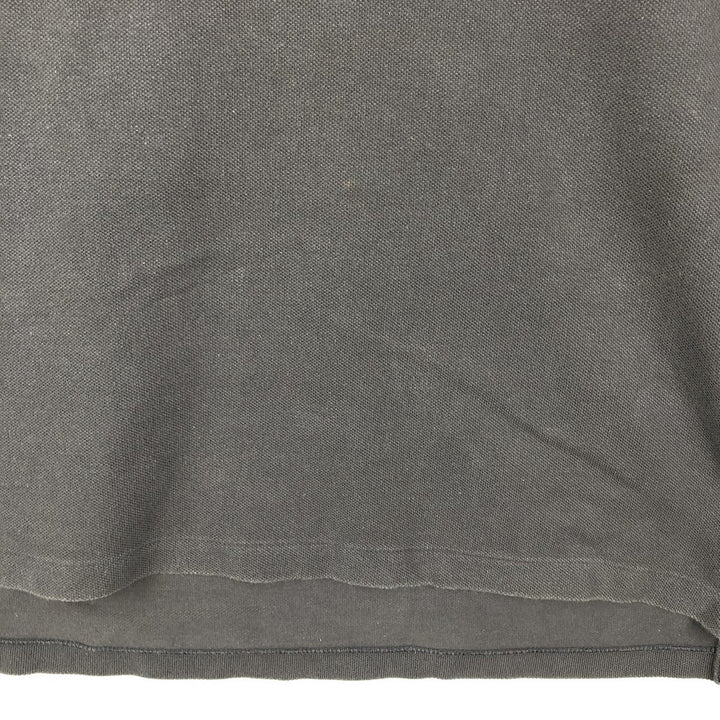 Ralph Lauren POLO RALPH LAUREN CUSTOM SLIM FIT short sleeve polo shirt, men's size L cotton brown type Vintage Second Hand