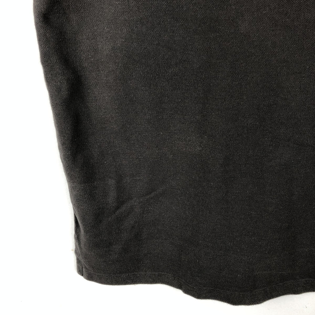 Ralph Lauren POLO RALPH LAUREN CUSTOM SLIM FIT short sleeve polo shirt, men's size L cotton brown type Vintage Second Hand