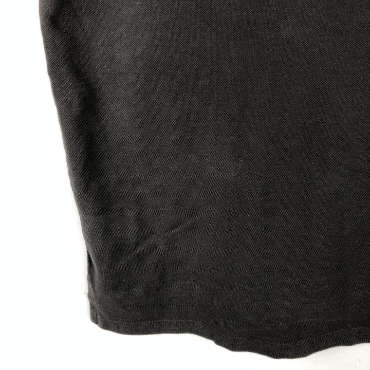 Ralph Lauren POLO RALPH LAUREN CUSTOM SLIM FIT short sleeve polo shirt, men's size L cotton brown type Vintage Second Hand