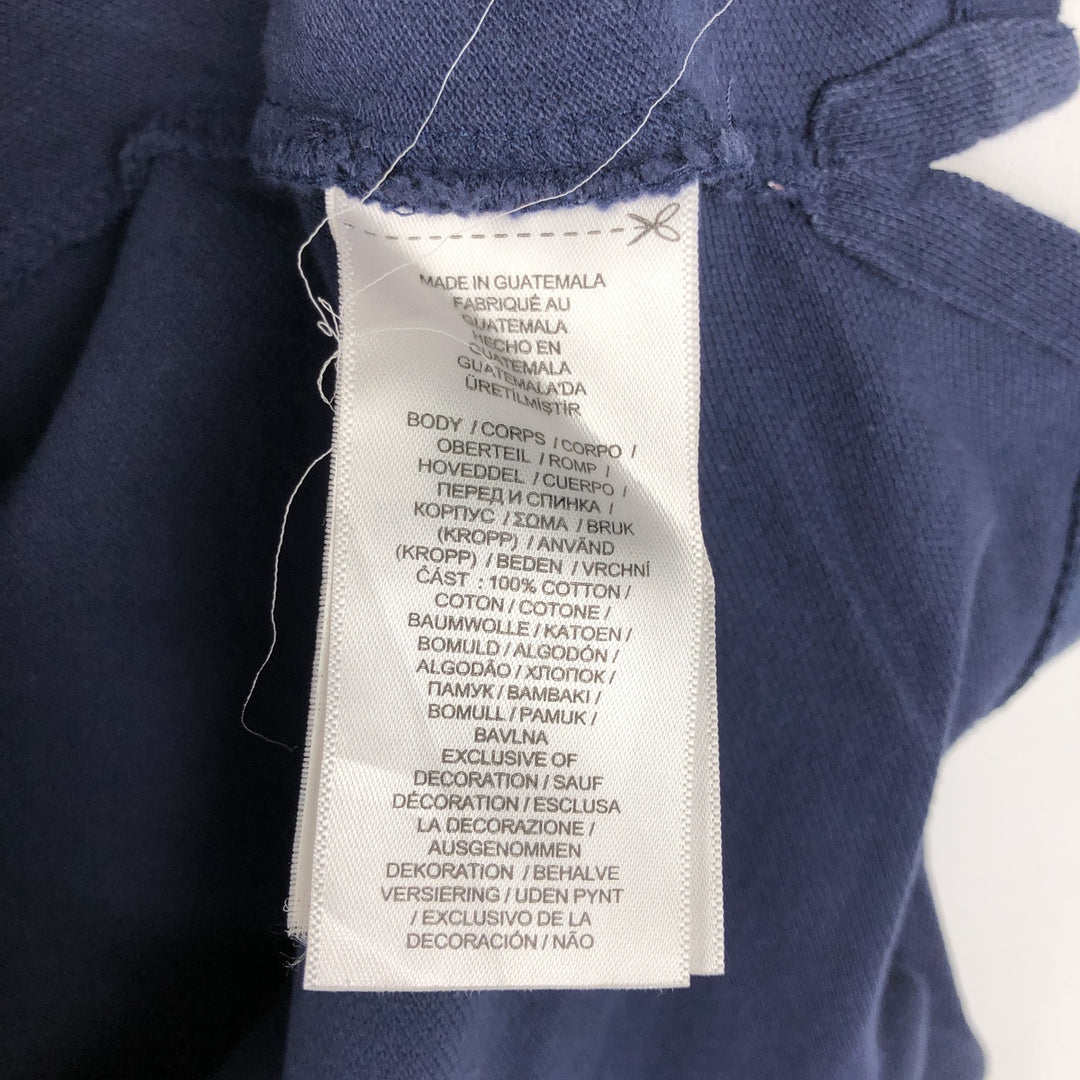 Ralph Lauren POLO RALPH LAUREN CLASSIC FIT short sleeve polo shirt for men size L cotton navy blue type Vintage Second Hand