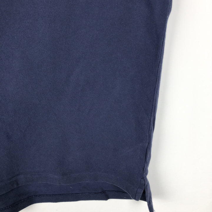 Ralph Lauren POLO RALPH LAUREN CLASSIC FIT short sleeve polo shirt for men size L cotton navy blue type Vintage Second Hand