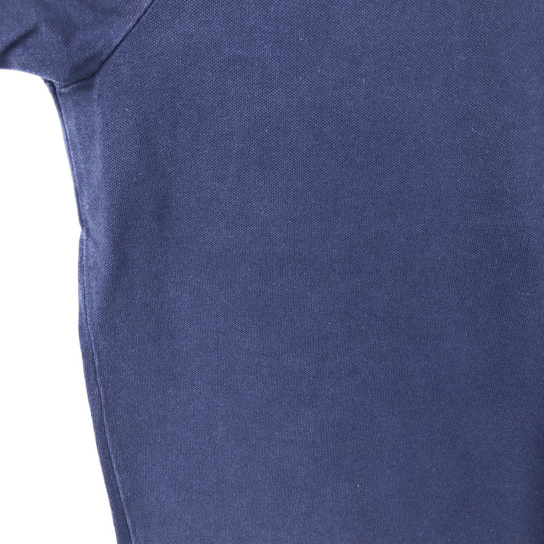 Ralph Lauren POLO RALPH LAUREN CLASSIC FIT short sleeve polo shirt for men size L cotton navy blue type Vintage Second Hand