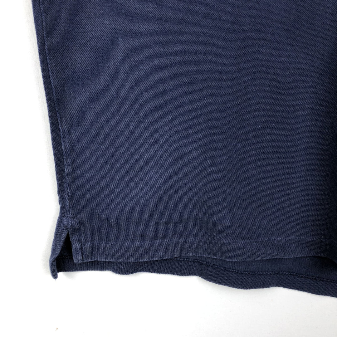 Ralph Lauren POLO RALPH LAUREN CLASSIC FIT short sleeve polo shirt for men size L cotton navy blue type Vintage Second Hand