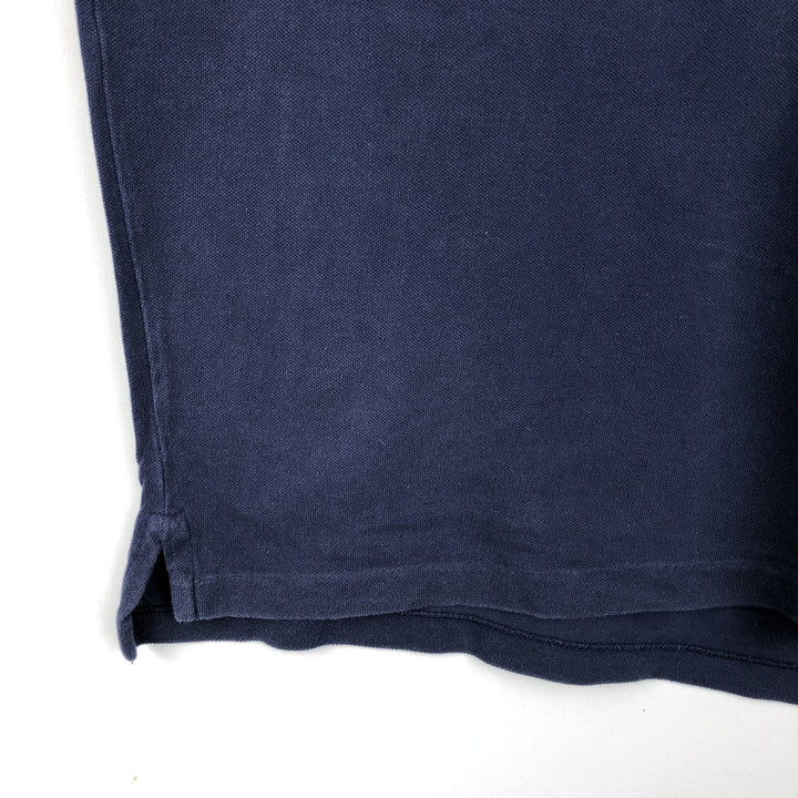 Ralph Lauren POLO RALPH LAUREN CLASSIC FIT short sleeve polo shirt for men size L cotton navy blue type Vintage Second Hand