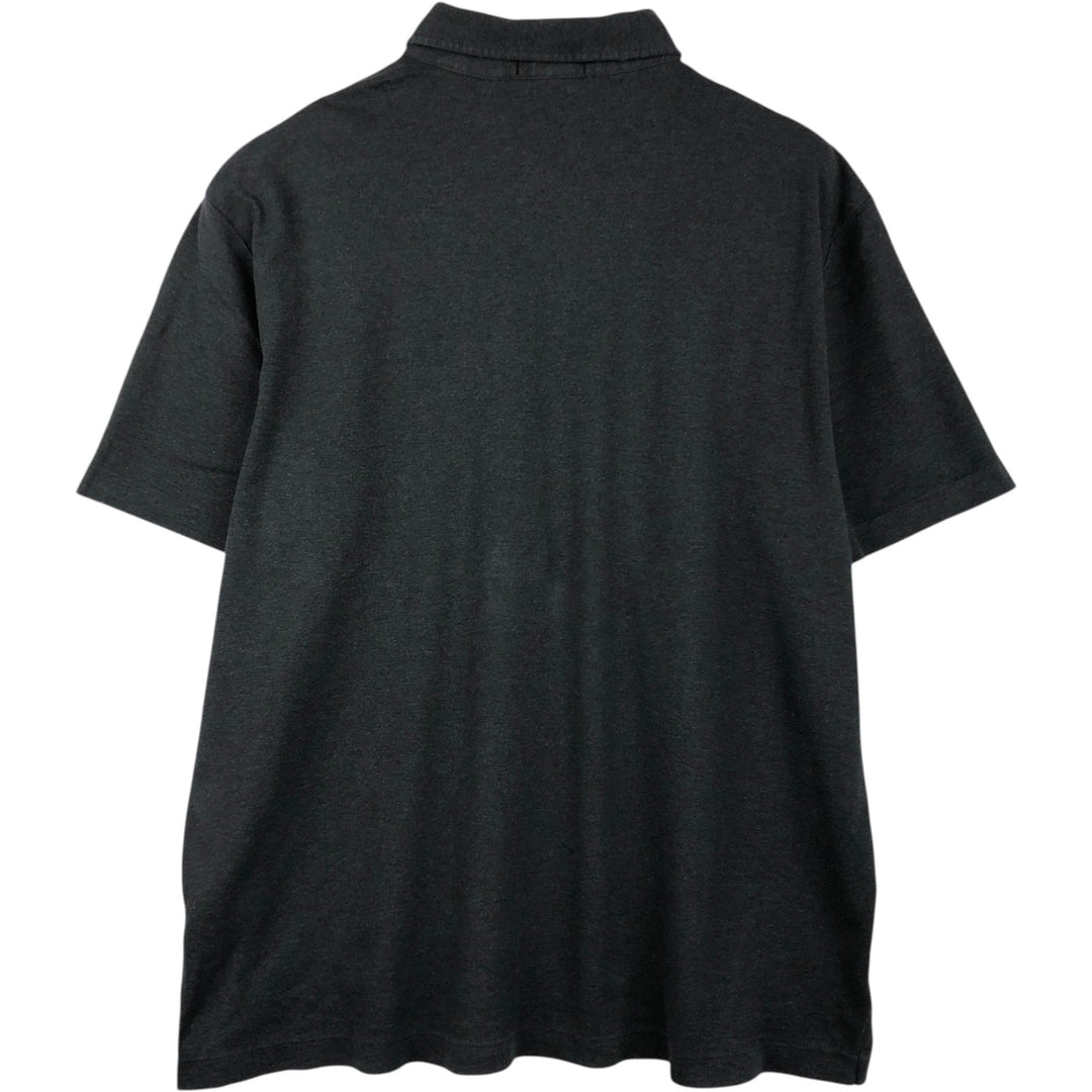 Ralph Lauren POLO RALPH LAUREN CLASSIC FIT short sleeve polo shirt men's XL equivalent cotton Charcoal Vintage Second Hand