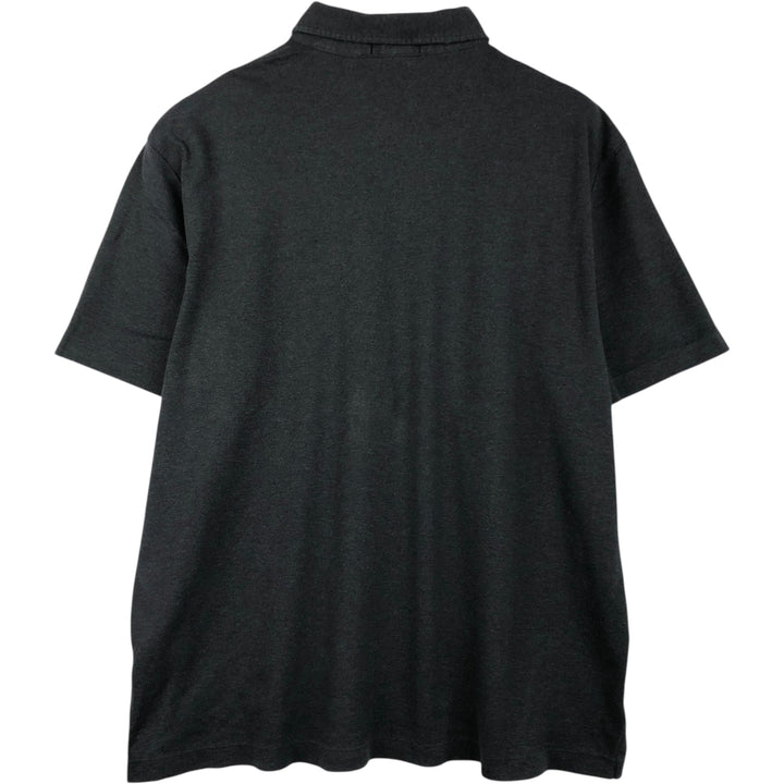 Ralph Lauren POLO RALPH LAUREN CLASSIC FIT short sleeve polo shirt men's XL equivalent cotton Charcoal Vintage Second Hand