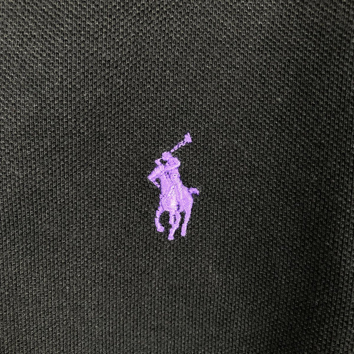 Ralph Lauren POLO RALPH LAUREN CUSTOM FIT short sleeve polo shirt men's M equivalent cotton black type Vintage Second Hand
