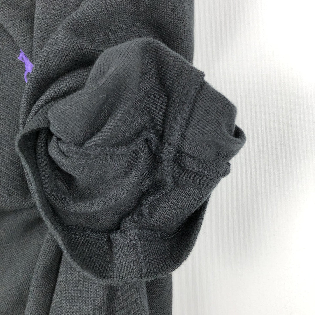 Ralph Lauren POLO RALPH LAUREN CUSTOM FIT short sleeve polo shirt men's M equivalent cotton black type Vintage Second Hand