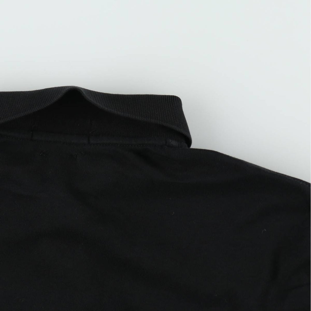 Ralph Lauren POLO RALPH LAUREN CUSTOM SLIM FIT short sleeve polo shirt men's size M cotton black type Vintage Second Hand
