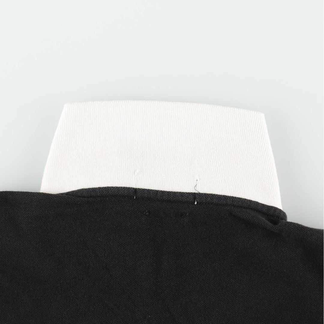 Ralph Lauren POLO RALPH LAUREN CUSTOM SLIM FIT short sleeve polo shirt men's size M cotton black type Vintage Second Hand