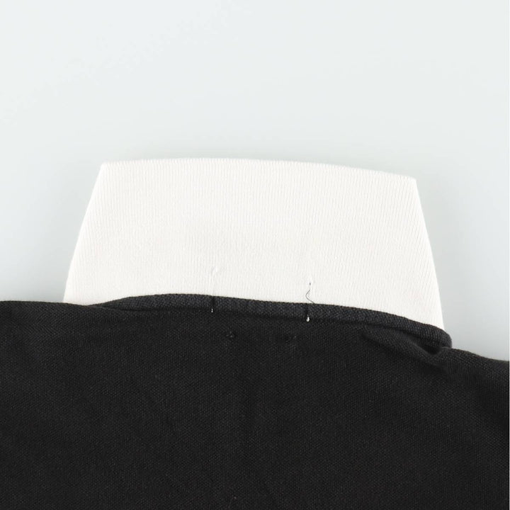 Ralph Lauren POLO RALPH LAUREN CUSTOM SLIM FIT short sleeve polo shirt men's size M cotton black type Vintage Second Hand
