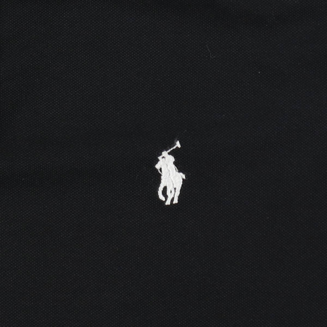 Ralph Lauren POLO RALPH LAUREN CUSTOM FIT short sleeve polo shirt men's M equivalent Pima Cotton black type Vintage Second Hand