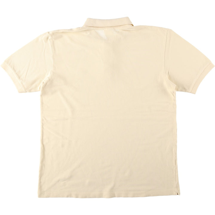 Lacoste LACOSTE French design short sleeve polo shirt No. 7 Men's XXL equivalent cotton unbleached Vintage Second Hand