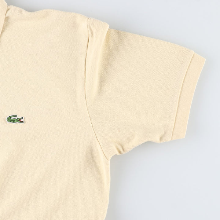 Lacoste LACOSTE French design short sleeve polo shirt No. 7 Men's XXL equivalent cotton unbleached Vintage Second Hand
