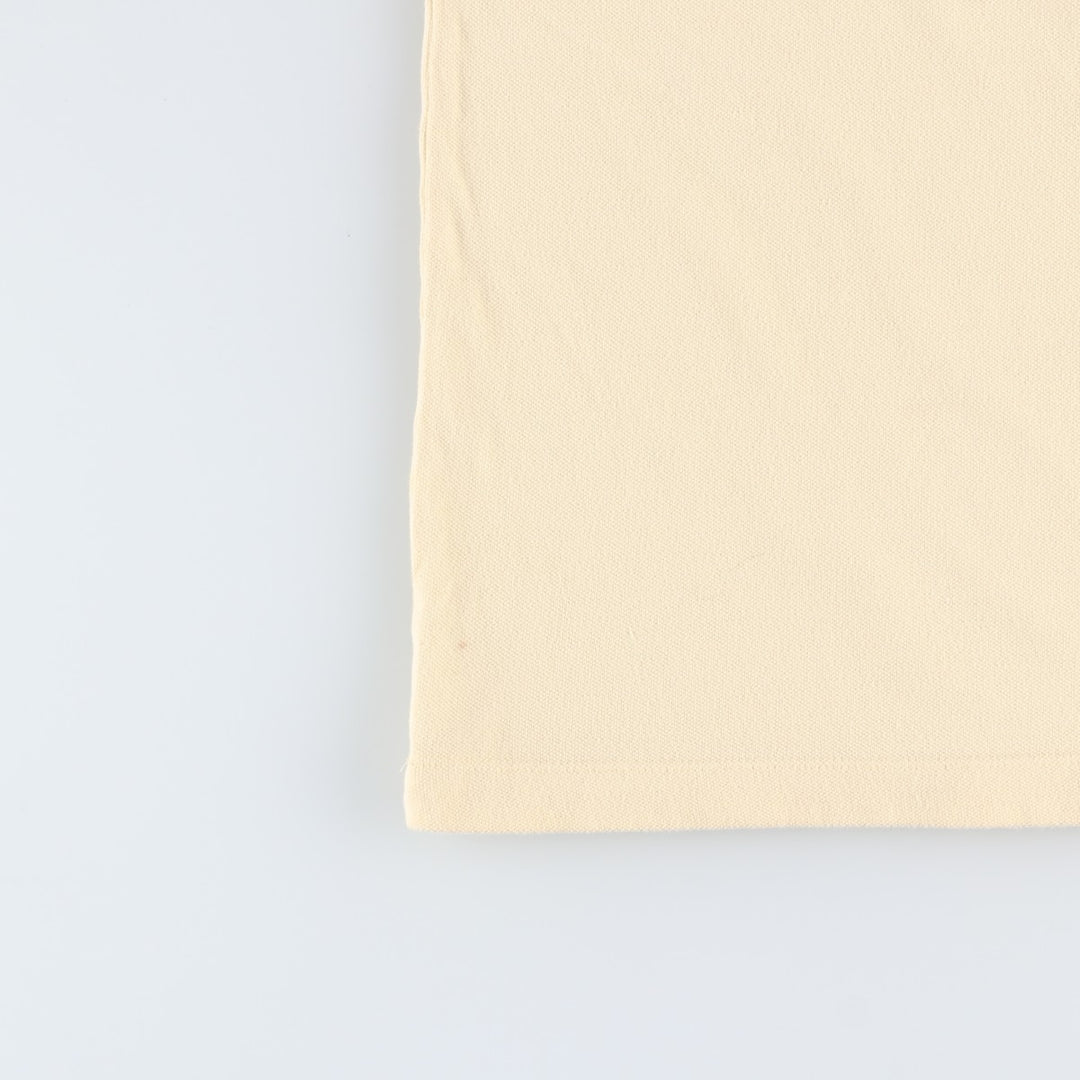 Lacoste LACOSTE French design short sleeve polo shirt No. 7 Men's XXL equivalent cotton unbleached Vintage Second Hand