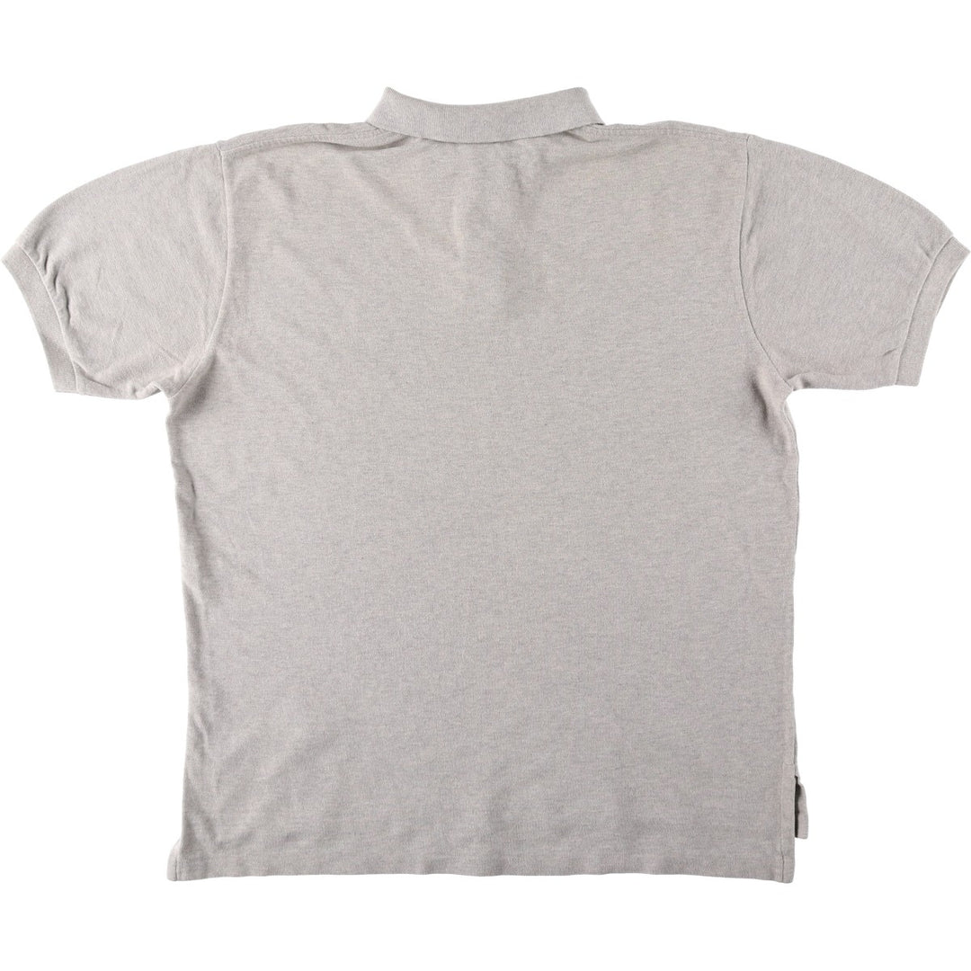 Ralph Lauren POLO by Ralph Lauren short sleeve polo shirt, men's size L cotton gray type Vintage Second Hand