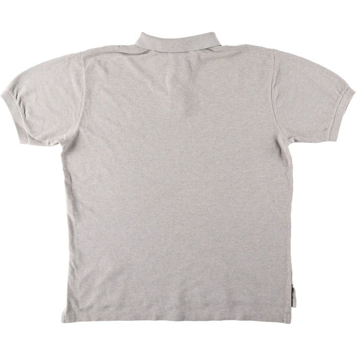 Ralph Lauren POLO by Ralph Lauren short sleeve polo shirt, men's size L cotton gray type Vintage Second Hand