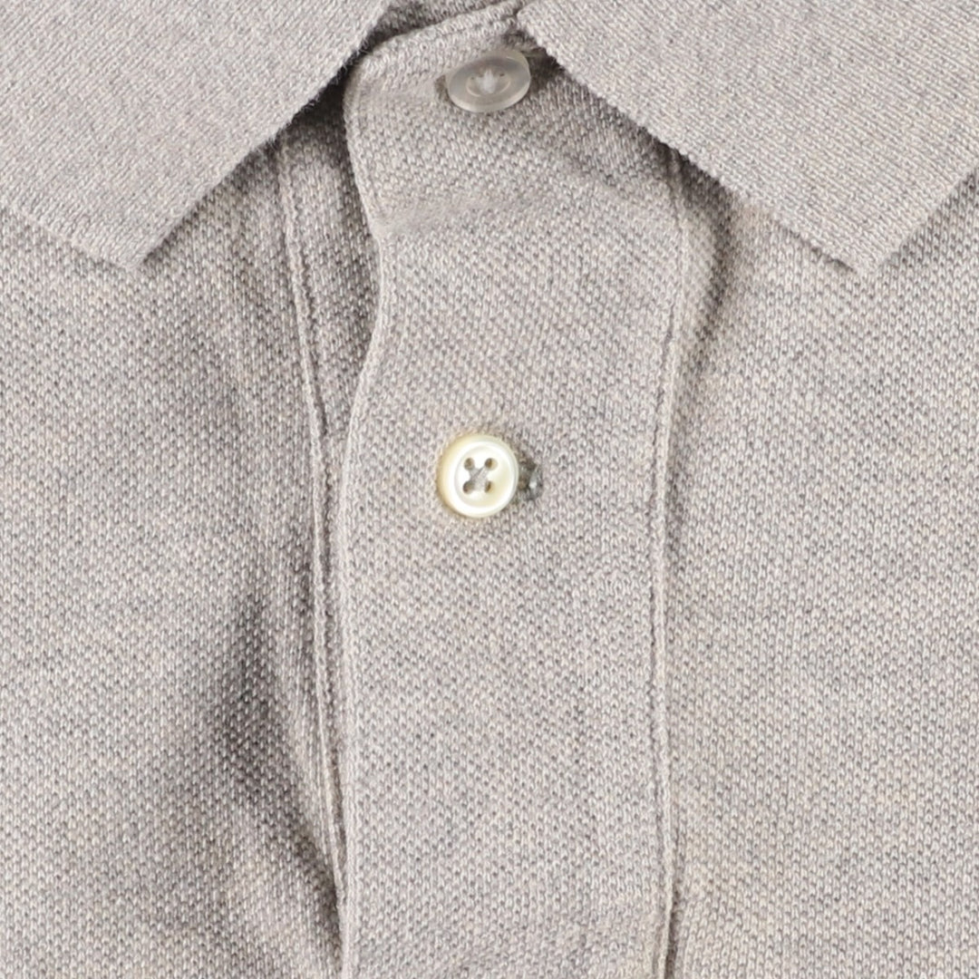 Ralph Lauren POLO by Ralph Lauren short sleeve polo shirt, men's size L cotton gray type Vintage Second Hand