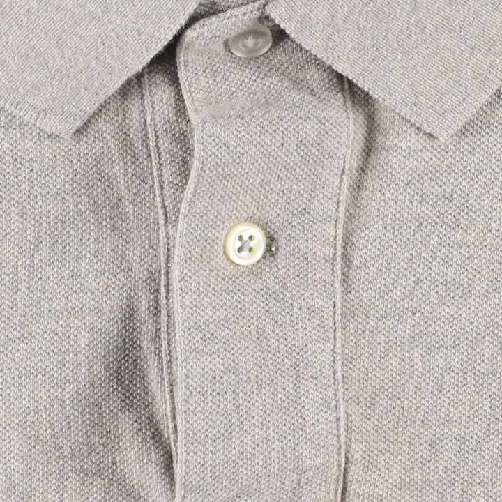 Ralph Lauren POLO by Ralph Lauren short sleeve polo shirt, men's size L cotton gray type Vintage Second Hand