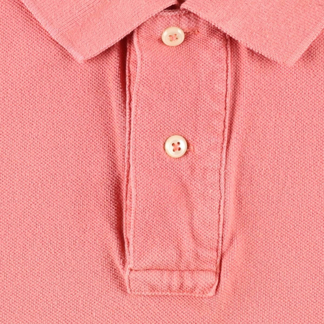 Ralph Lauren POLO by Ralph Lauren short sleeve polo shirt, men's XL size cotton coral Vintage Second Hand