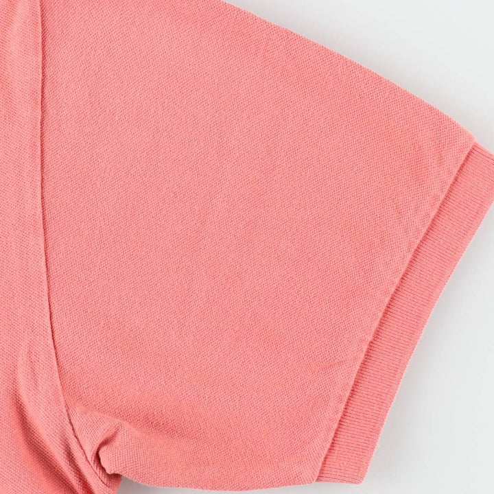 Ralph Lauren POLO by Ralph Lauren short sleeve polo shirt, men's XL size cotton coral Vintage Second Hand