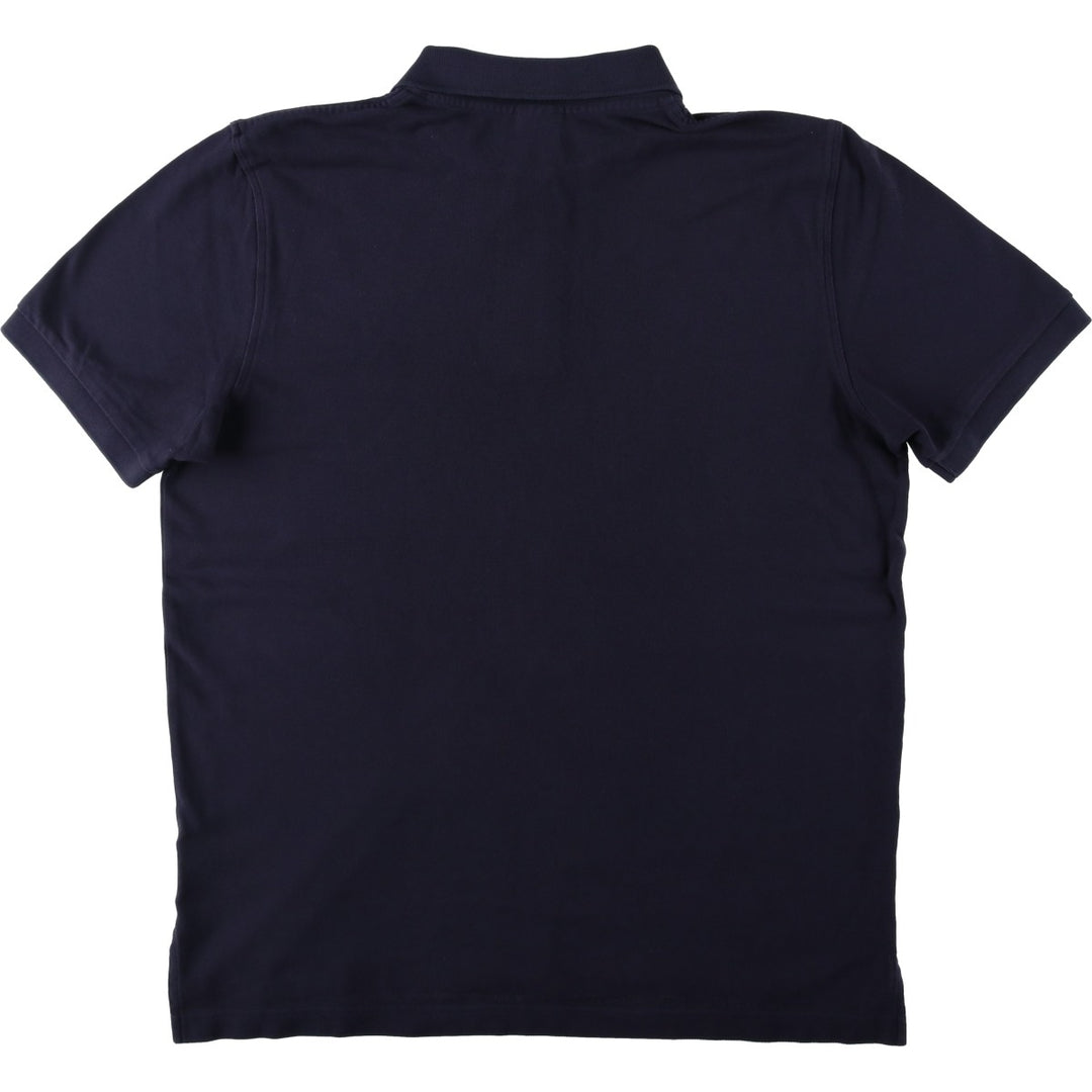 Brooks Brothers 1818 Short-Sleeve Polo Shirt, Men's Size XL (approx.) cotton navy blue type Vintage Second Hand