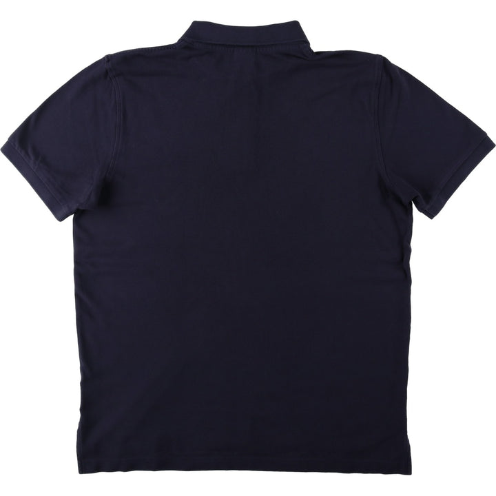 Brooks Brothers 1818 Short-Sleeve Polo Shirt, Men's Size XL (approx.) cotton navy blue type Vintage Second Hand
