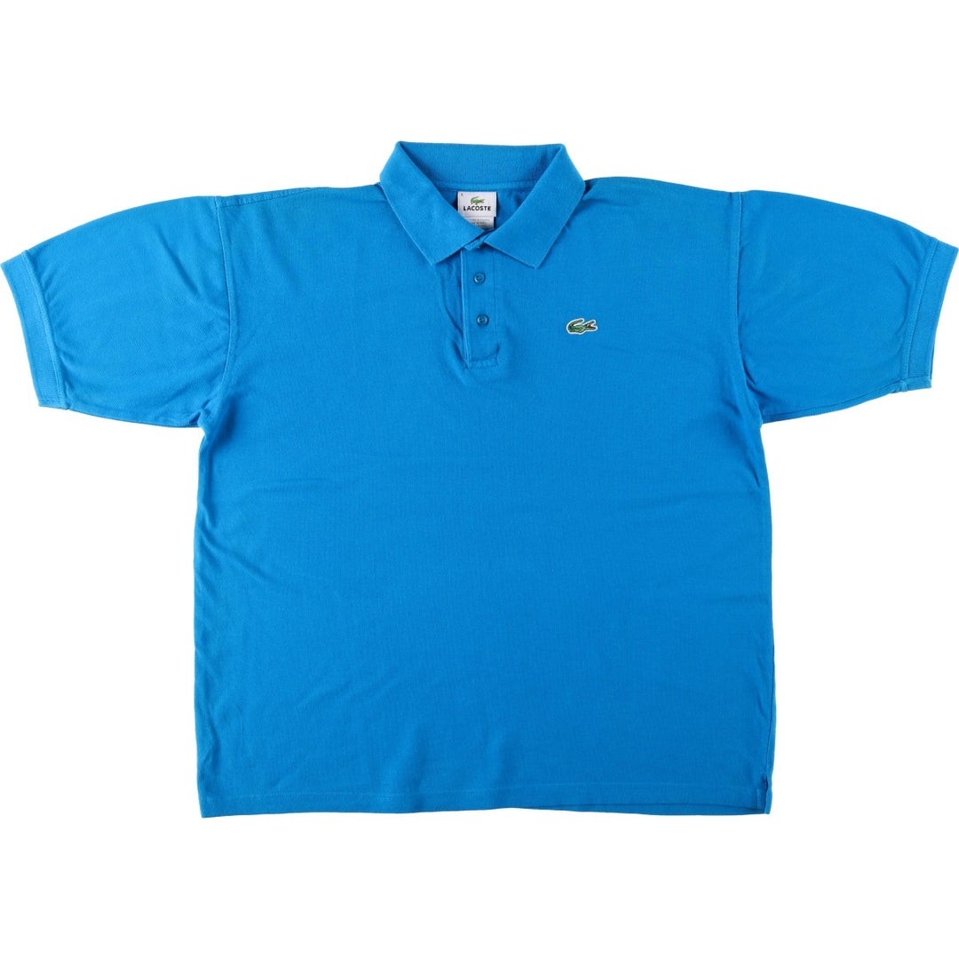 Lacoste LACOSTE French design short sleeve polo shirt size 6 men's XL equivalent unclear blue type Vintage Second Hand
