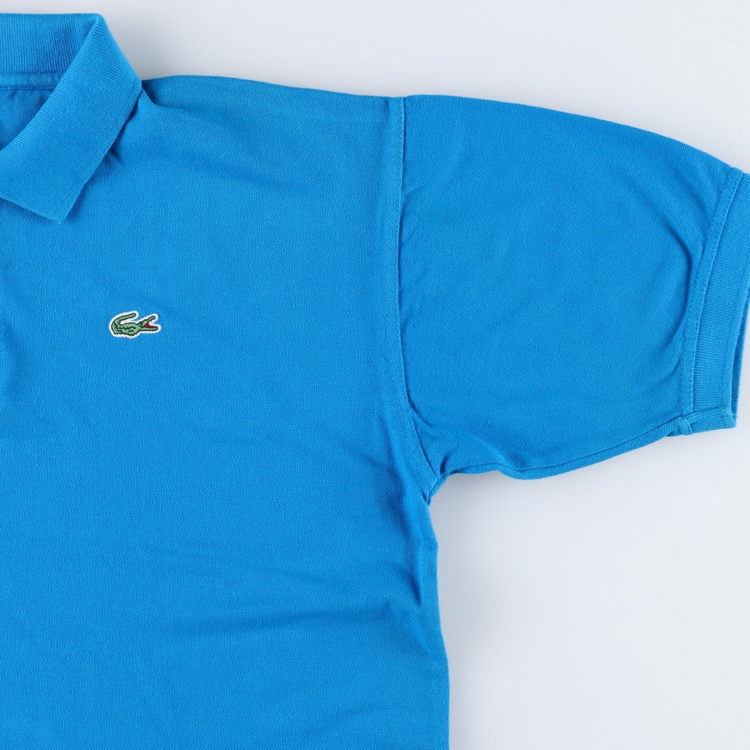 Lacoste LACOSTE French design short sleeve polo shirt size 6 men's XL equivalent unclear blue type Vintage Second Hand