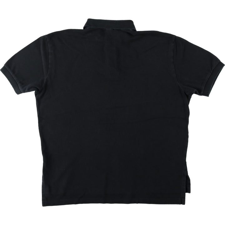 Ralph Lauren POLO by Ralph Lauren short sleeve polo shirt, men's size L cotton black type Vintage Second Hand
