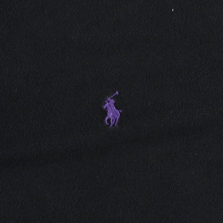 Ralph Lauren POLO by Ralph Lauren short sleeve polo shirt, men's size L cotton black type Vintage Second Hand
