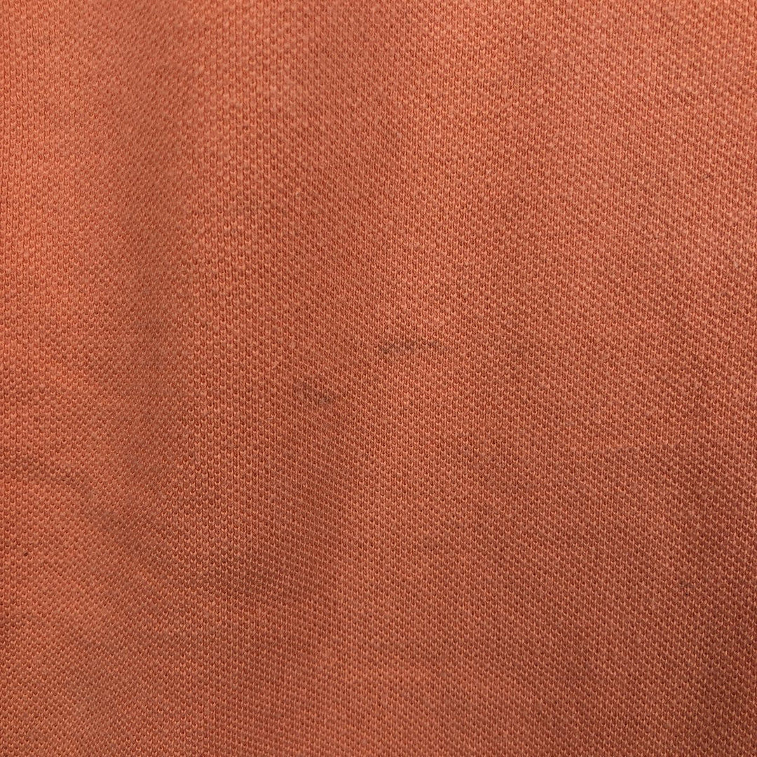 Ralph Lauren POLO by Ralph Lauren short sleeve polo shirt, men's size L cotton coral Vintage Second Hand