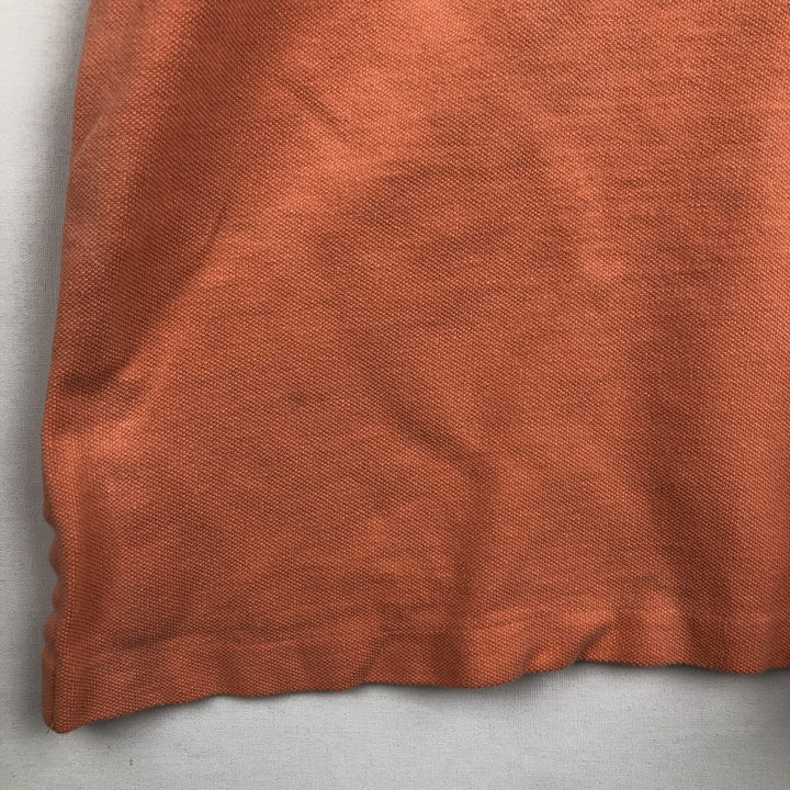 Ralph Lauren POLO by Ralph Lauren short sleeve polo shirt, men's size L cotton coral Vintage Second Hand